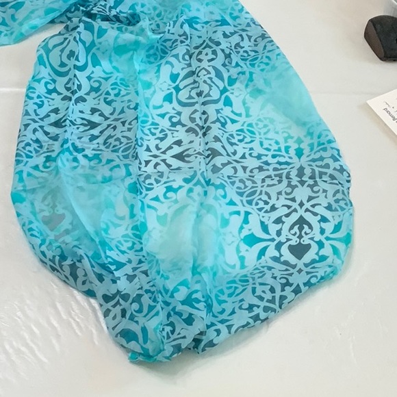 Lisa Blue ARABIAN NIGHTS Side Split Pant - Aqua Marine - Picture 3 of 14